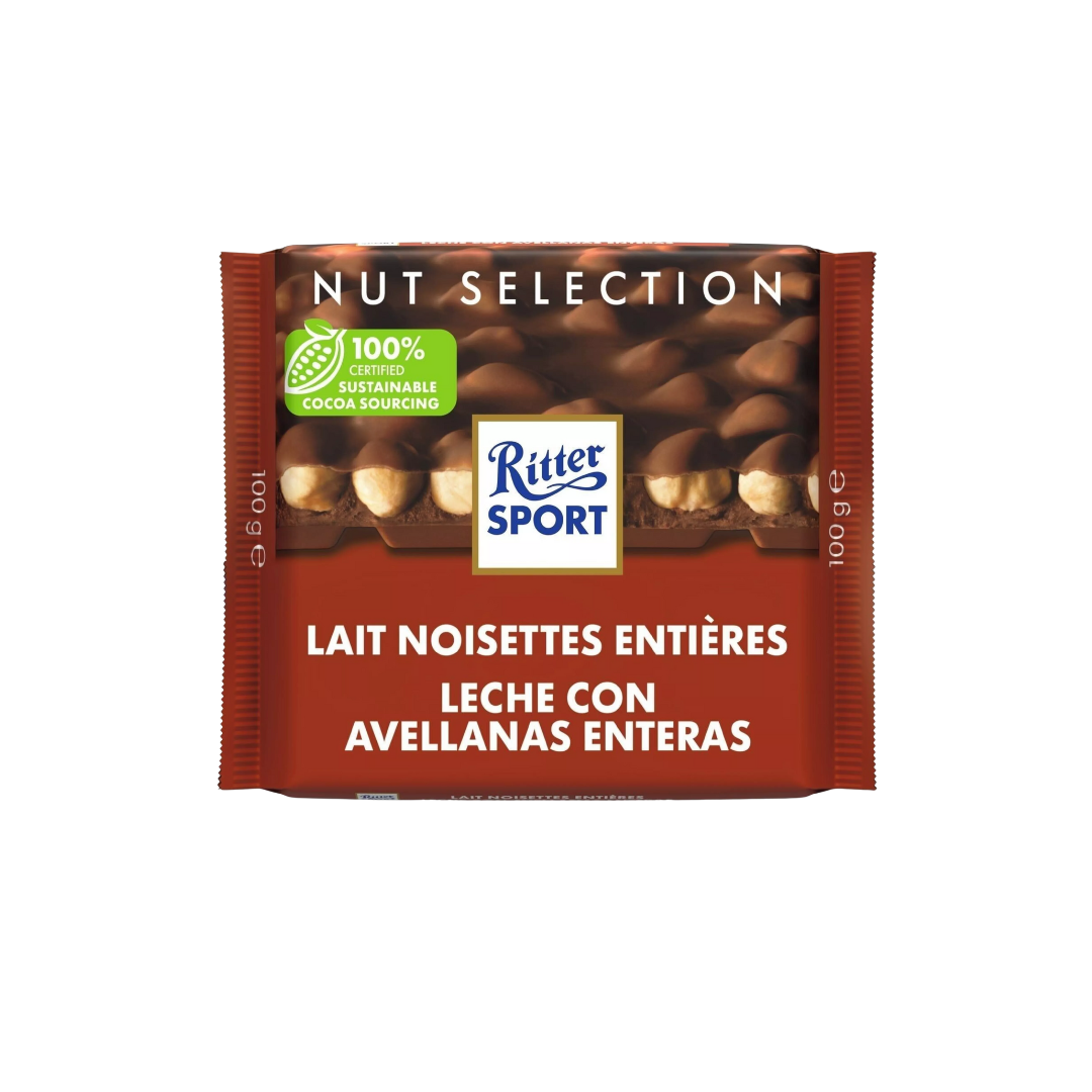 Ritter Chocolate con Leche con Avellanas Enteras image 0