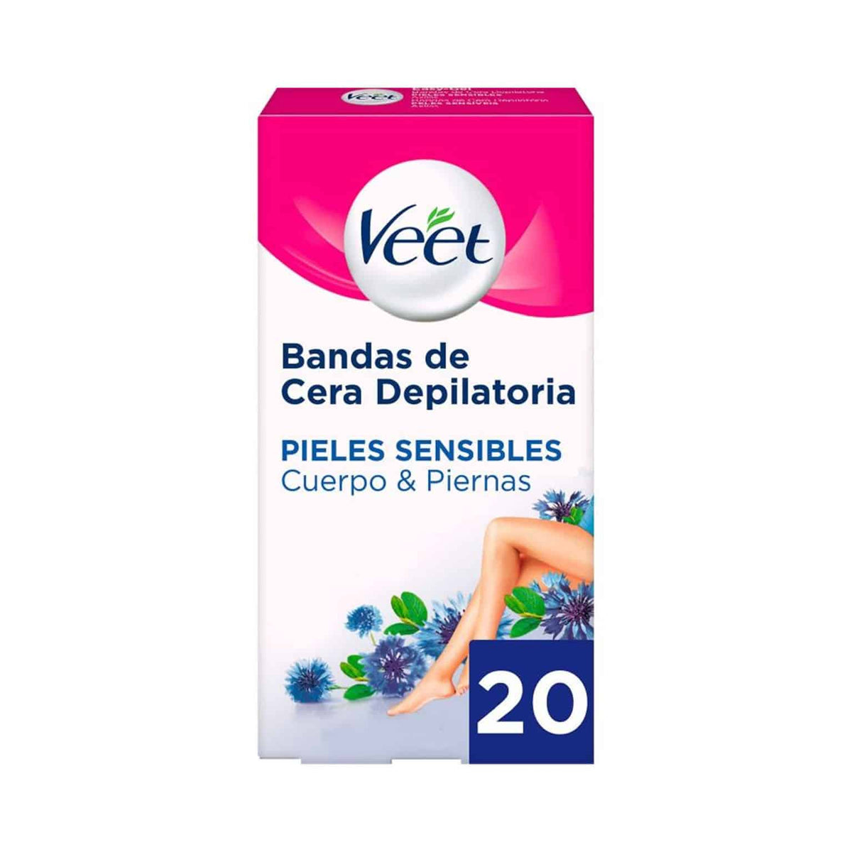 Veet Bandas de Cera Depilatoria Corporal Piel Sensible image 0