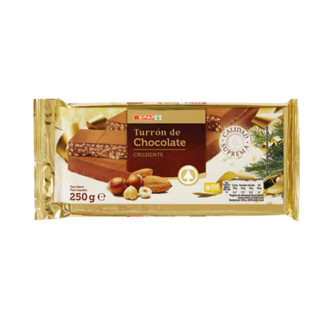 Turrón de Chocolate Crujiente SPAR 250g image 0