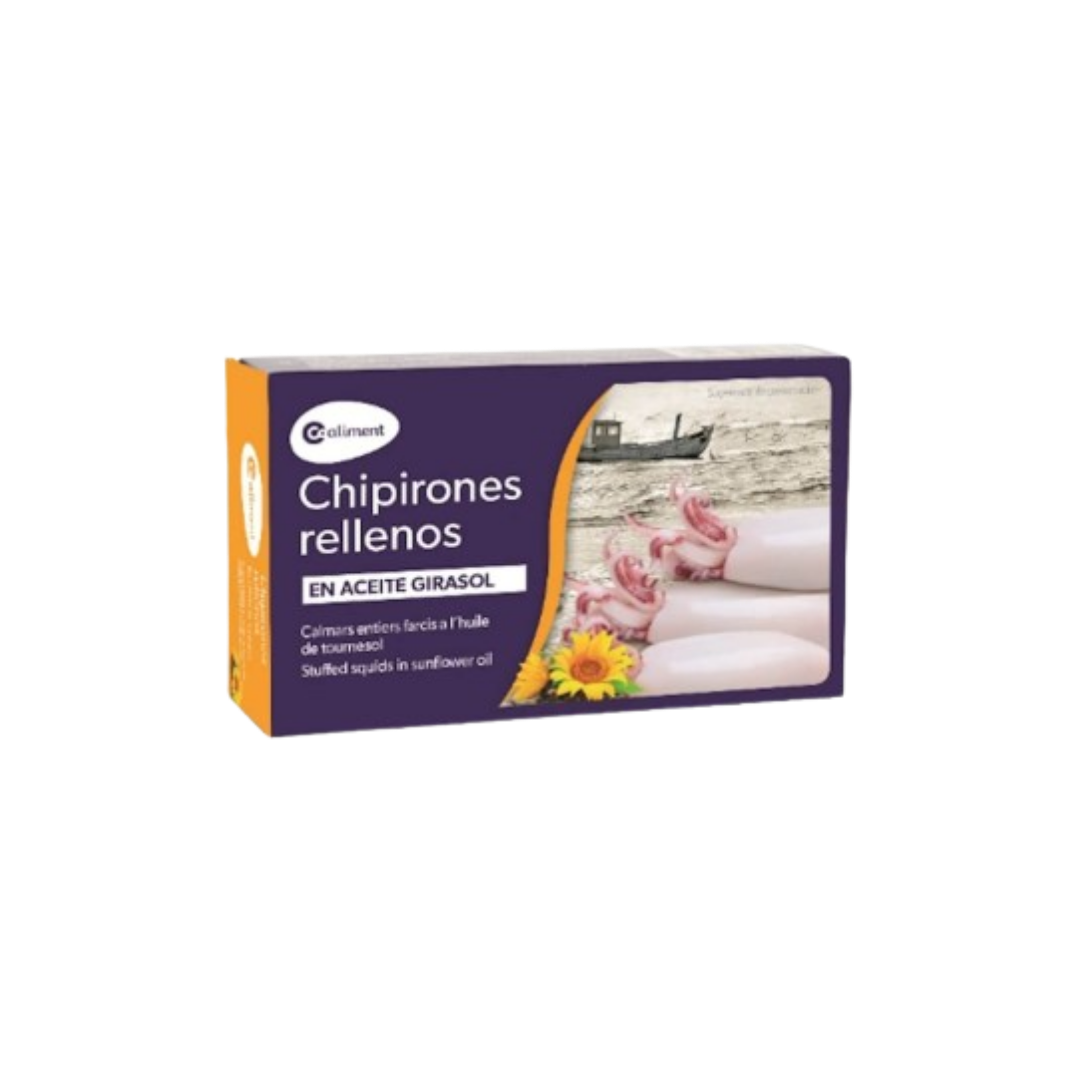 Chipirones Enteros Rellenos en Aceite de Girasol Coaliment image 0