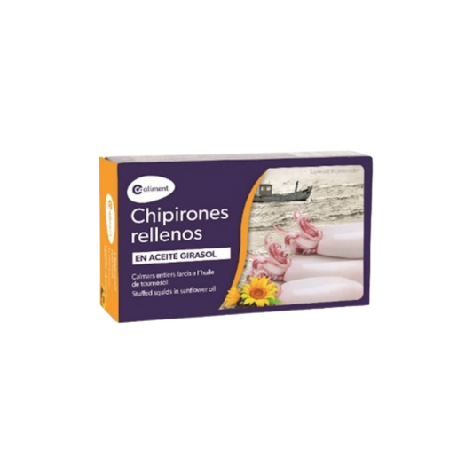 Chipirones Enteros Rellenos en Aceite de Girasol Coaliment image 0