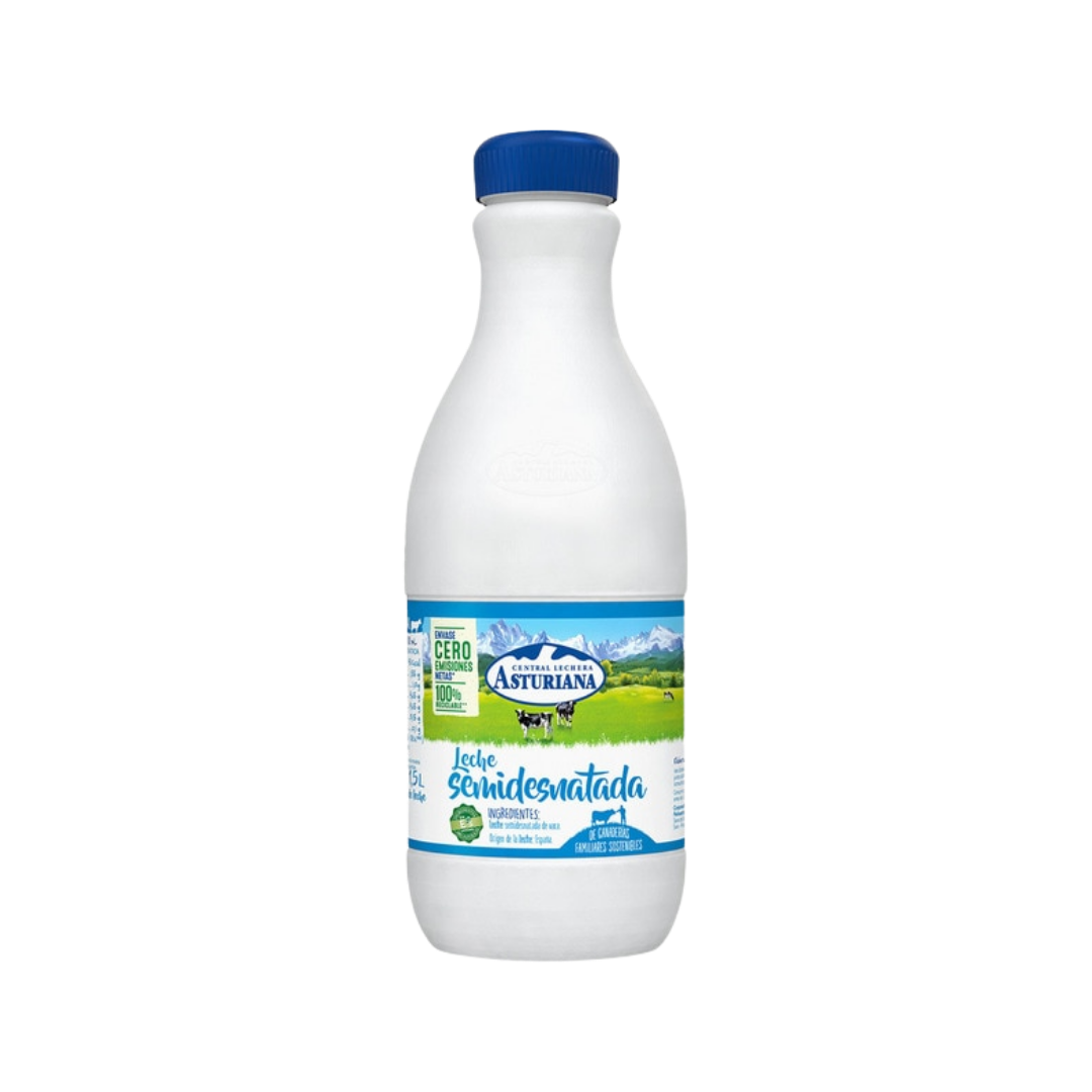 Asturiana Leche Semidesnatada 1,5L image 0