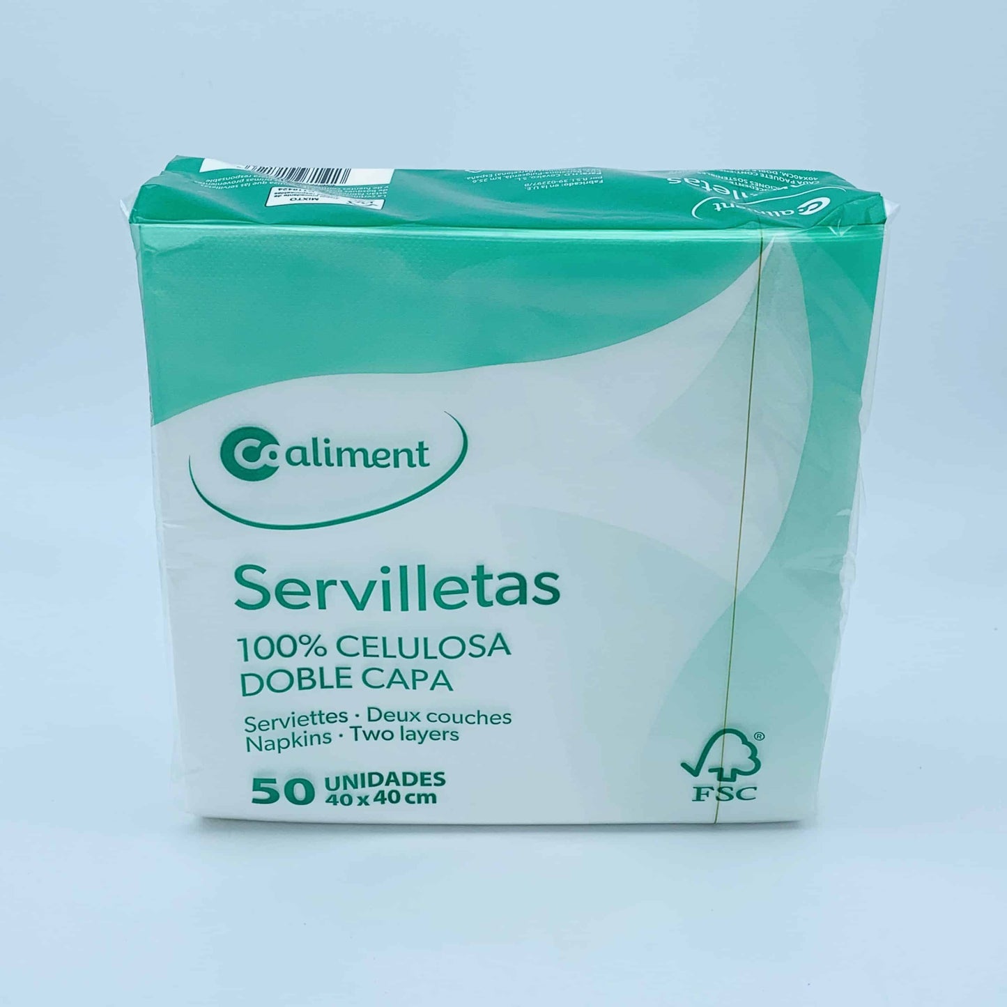 Servilletas 100% Celulosa Doble Capa Coaliment image 0