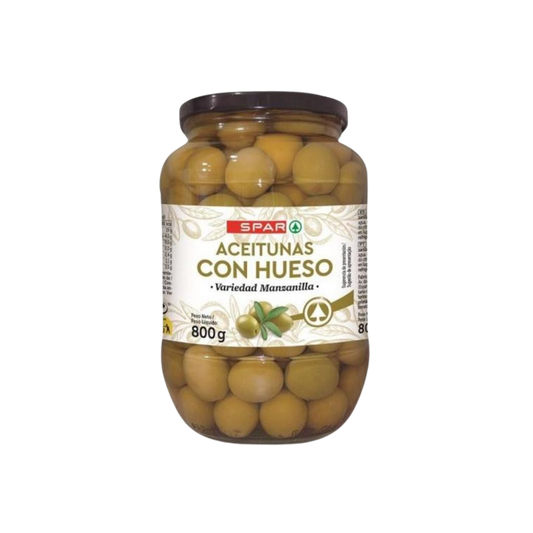 Aceitunas con Hueso Manzanilla SPAR 800g image 0