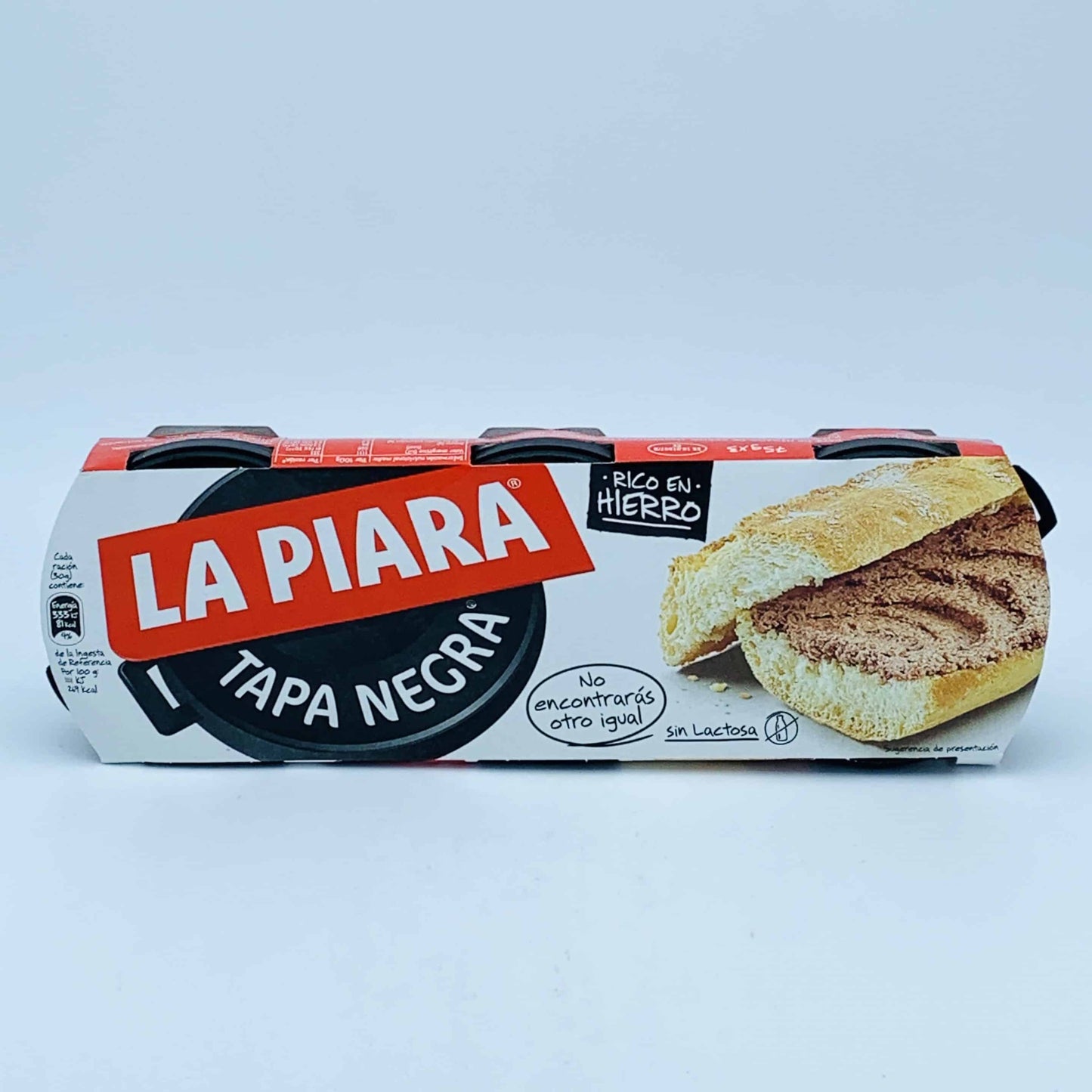 Paté de Hígado de Cerdo La Piara Tapa Negra Pack 3