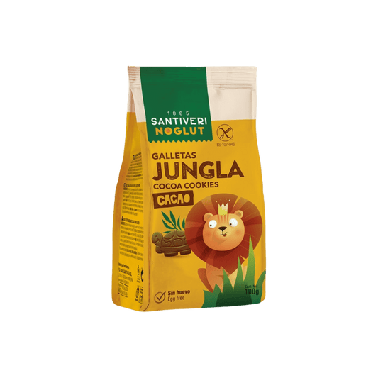 Santiveri Galletas Jungla Cacao Sin Gluten