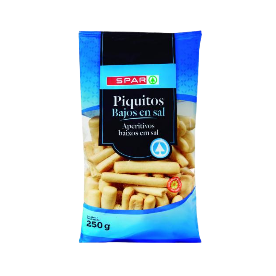 Piquitos Bajos en Sal SPAR 250g
