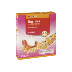 Barritas de Cereales de Fresa y Yogur SPAR