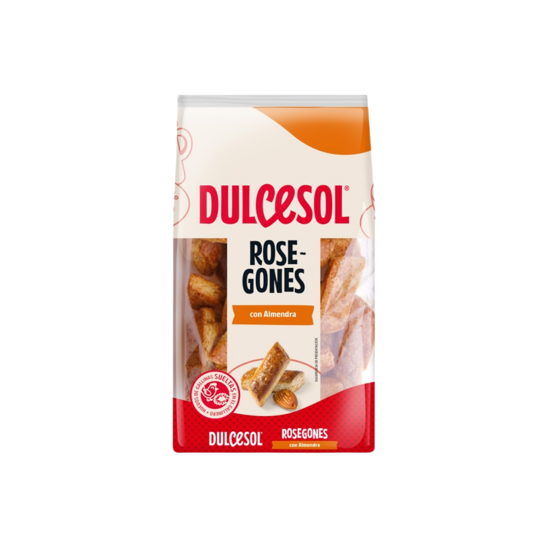Dulcesol Rosegones con Almendra 200g