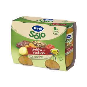 Hero Solo Lentejas con Verduritas 2x190g
