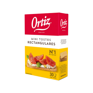 Mini Tostas Rectangulares Ortiz