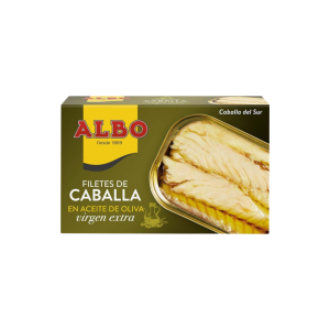 Filetes de Caballa en Aceite de Oliva Virgen Extra Albo