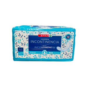 Compresa Incontinencia Normal SPAR 12u