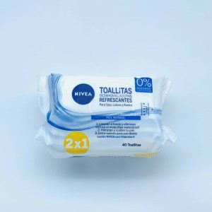 Toallitas Desmaquilladoras Piel Normal Nivea 40u