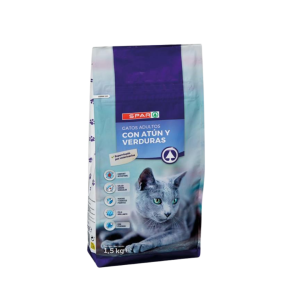 Pienso para Gatos con Atún y Salmón SPAR 1.5Kg
