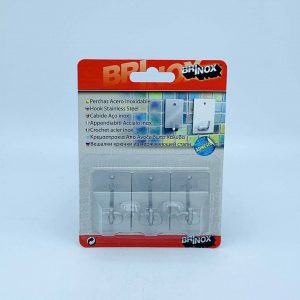 Perchas de Acero Inoxidable Brinox 4u