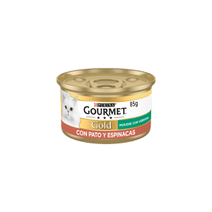Purina Gourmet Gold Mousse Pato y Espinacas 85g