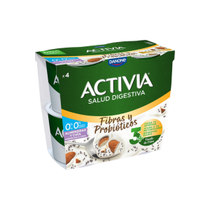 Activia 0% con Chía y Almendras