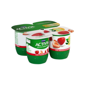 Activia con Fresas