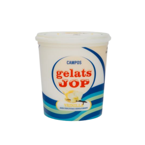 Helado de Vainilla con Fructosa y Edulcorante Jop