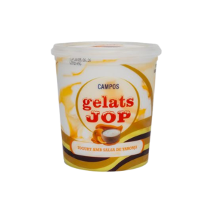 Helado de Yogur con Salsa de Naranja Jop