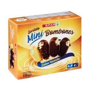 Surtido Mini Bombones Sabor Vainilla SPAR 8u