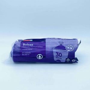 Bolsas de Basura Autocierre Perfumadas SPAR 30L 15u