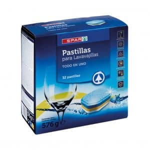 Pastillas Para Lavavajillas SPAR 30P