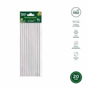 Pajita Compostable Honest Green 25u