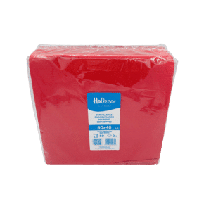 Servilleta Color Rojo Hodecor 40x40cm 50u