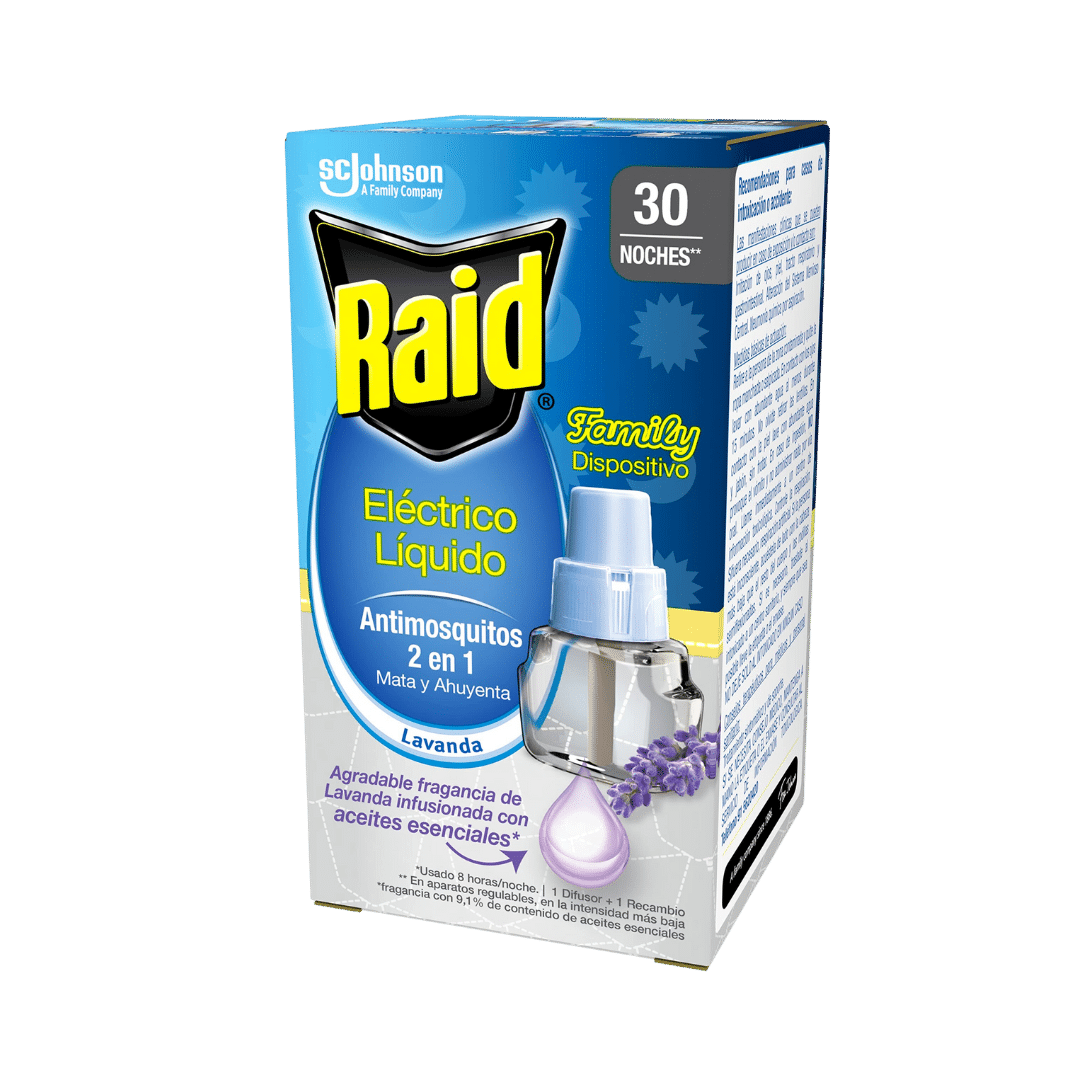 Raid Eléctrico Líquido Lavanda Recambio