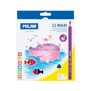 Milan Lápices de Colores Triangulares Maxi 12u