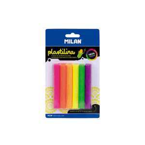 Milan Plastilina Neón 6u