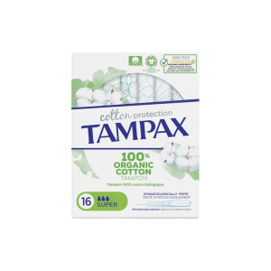 Tampax Organic Super 16u