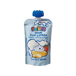 Pasitos Yogur Fresa y Plátano