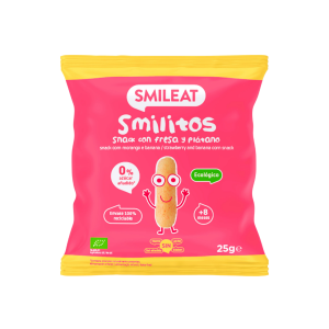 Smilitos Snack con Fresa y Plátano 25g
