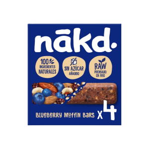 Barritas de Frutos Secos con Arándanos Nakd 4u