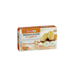 Mejillones en Escabeche SPAR 8/12 piezas