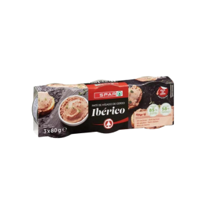 Paté de Hígado de Cerdo Ibérico SPAR 3x80g